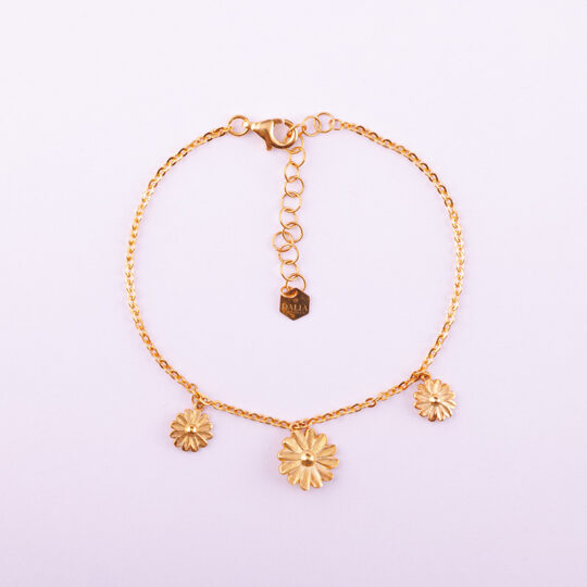 Bracciale Margherita Charms Oro Giallo