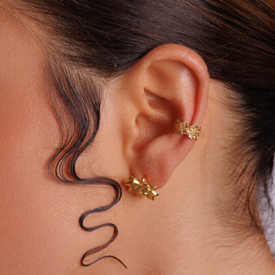 Ear Cuff Dalia Oro Giallo