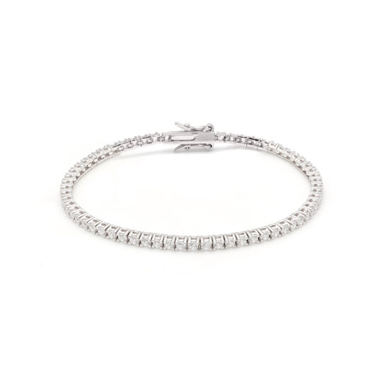 Bracciale tennis Bianco