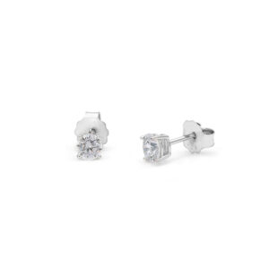 orecchini punto luce 4 mm