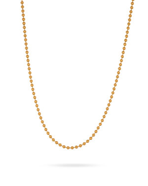 Catena Collana per Charm Placcato Oro Giallo
