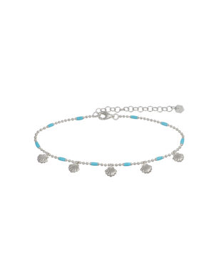 cavigliera-conchiglie-azzurro-argento-mare-dalia-gioielli