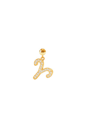 Charm Segno Zodiacale Ariete Placcato Oro Giallo