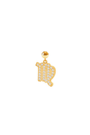 Charm Segno Zodiacale Vergine Placcato Oro Giallo