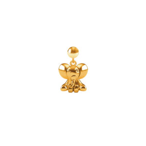Charm Elefante Placcato Oro Giallo