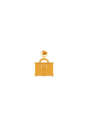 Charm Valigia Placcato Oro Giallo